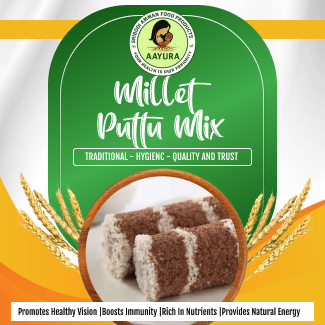 Traditional Millet Puttu Mix Healthy Grains Aayura